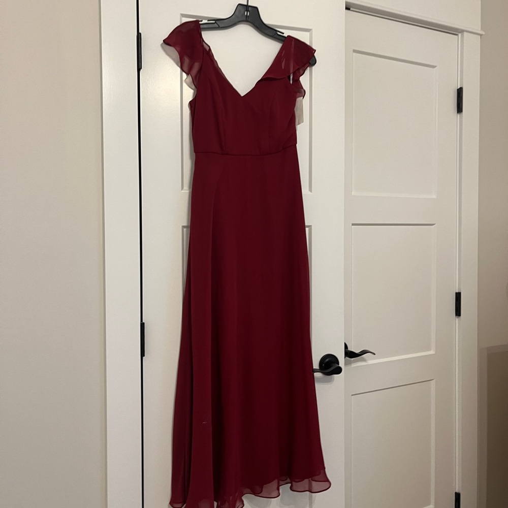 Dessy girl red dress
